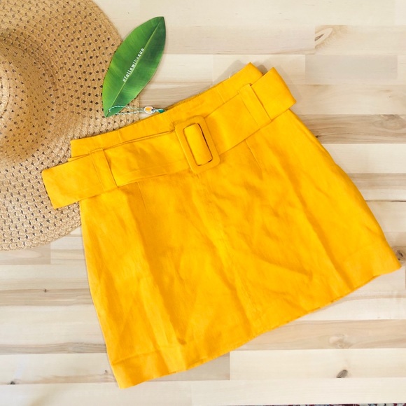 Anthropologie Dresses & Skirts - NWT Anthropologie FARM RIO XS yellow mini skirt